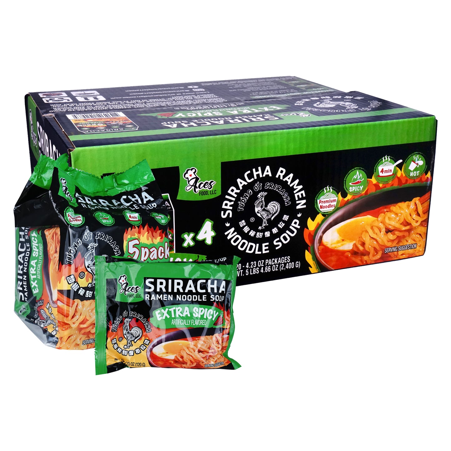 Extra Spicy Ramen Pouch (20-pack)